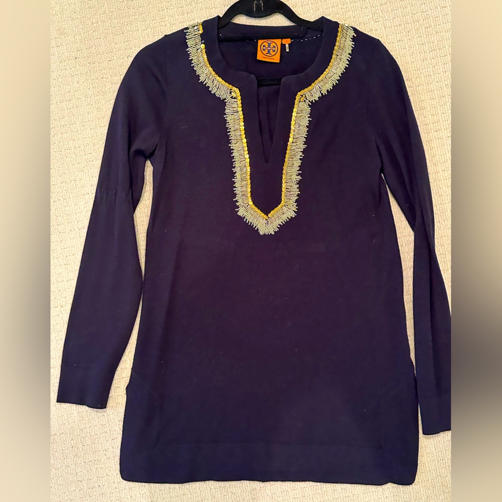 Tory Burch tunic sweater, size S